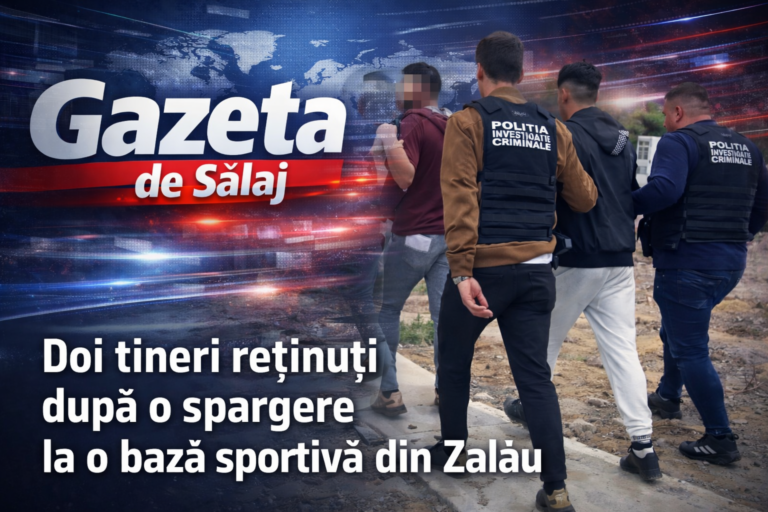 Noapte de furt și consecințe: doi tineri  reținuți după o spargere la o bază sportivă din Zalău