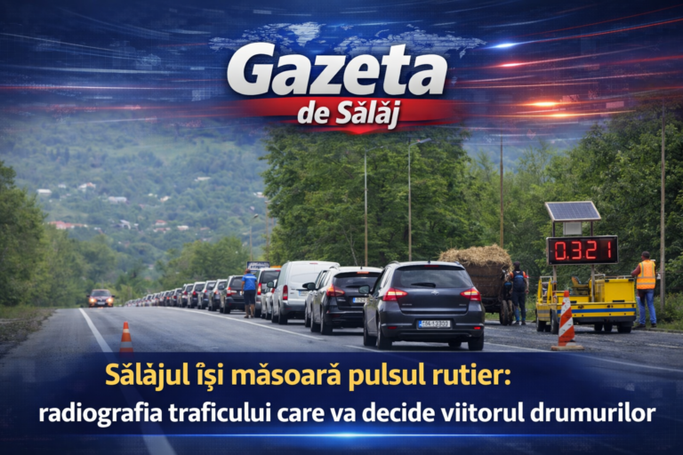 Sălajul își măsoară pulsul rutier: radiografia traficului care va decide viitorul drumurilor