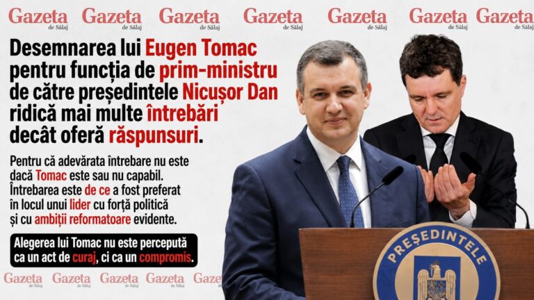 Premierul „independent” care vine din partid. De ce nominalizarea lui Eugen Tomac pare victoria sistemului și înfrângerea speranței de reformă